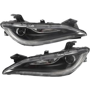 Headlights Assembly Pair Compatible with Chrysler 200 2015-2017