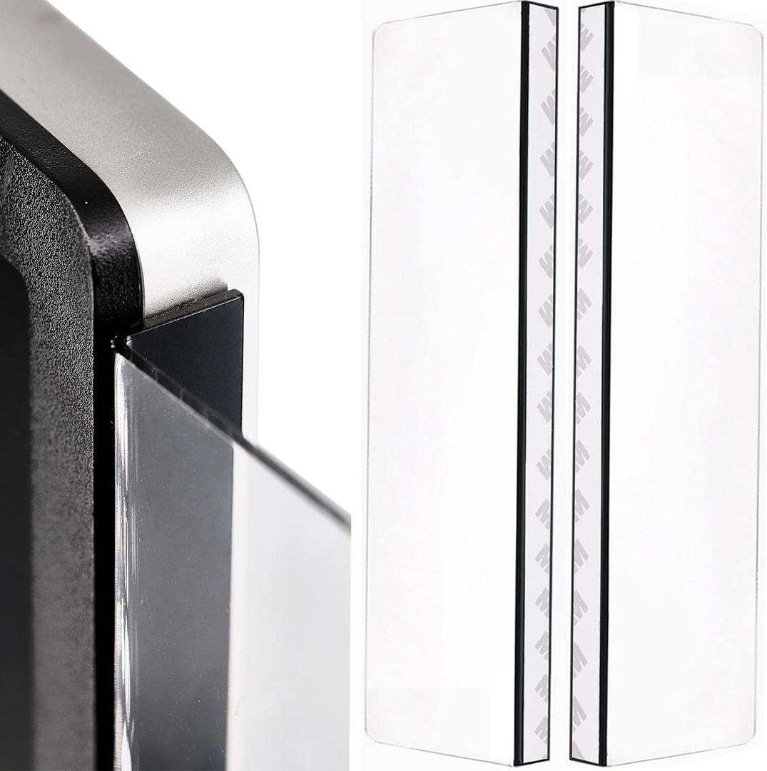 2 Pack Computer Monitor Memo Board for No Edge Monitors,Monitor Sticky Note Holder,Office Desk Decor for Women Man,Home Office Desk Computer Accessories (2 Pieces 11")