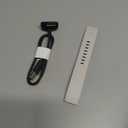 Fitbit Charge 6 Fitness Tracker with Google apps, Heart Rate on Exercise Equipment, 6-Months Premium Membership Included, GPS, Health Tools and More, Porcelain/Silver, One Size (S & L Bands Included)