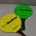 Paddle Raquet Ball Set-Solid Colors-Bundle Pack (4balls Included) (Green/Yellow)