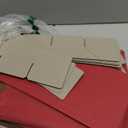 ZOBER Underbed Christmas Ornament Storage Box - Stores 72 Large 4" Ornaments, With Dividers - Tear Proof 600D Oxford Fabric, Ornament Organizer Storage Box, Durable Christmas Containers Holder - Red