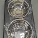 Elevated Bowls, 4 Height Adjustable Raised Stand With 2 Thick 50oz Stainless Steel Food Bowls, Non-Slip Feeder for Large Medium Dogs, Adjusts to 3.7", 9.2", 10.75", 12.36" Grey