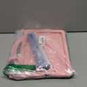 for iPad A16 Case/10th Generation Case - Girls Teens Cute Cartoon 10.9 Inch 2022 Tablet Cover with Rotating Stand Handle & Strap Soft Silicone 3D PK Unicorn Funda for iPad 11th 11 Inch 2025 (Pink)