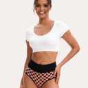 INNERSY Women's High Waisted Underwear Cotton Panties Regular & Plus Size 5-Pack (XXL)