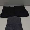 CHRLEISURE Workout Leggings Sets for Women, Gym Scrunch Butt Butt Lifting Seamless Leggings 3 Piece (XX-Large, 3 Packs - Black/Black/Washed Black)