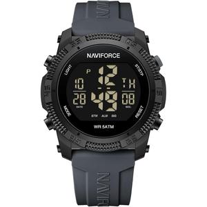 NAVIFORCE Men Sports Waterproof Digital Watches with Stopwatch Alarm Rubber Strap Wristwatch for Women，Gift