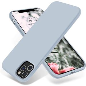 OTOFLY Compatible with iPhone 11 Pro Max Case 6.5inch,Ultra Slim Fit iPhone Case Liquid Silicone Gel Cover with Full Body Protection Anti-Scratch Shockproof Case for iPhone 11 Pro Max (Baby Blue)
