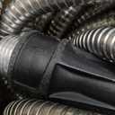 VEVOR Garden Hose Metal 100FT – Heavy Duty Stainless Steel Water Hose, Flexible, No Kink & Tangle, Puncture Resistant & Rust Proof, Lightweight w/ 10Function Spray Nozzle for Yard, Outdoor, Gardening