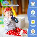 2-Pack Baby Teething Toys-TV Remote Control Shape Silicone Infants Teething Toys for Babies 0-18 Months,BPA-Free (2packs-Black)