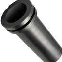 Nelyrho High Purity Graphite Crucible, 3kg High-Temperature Resistant Crucibles for Melting Metal Gold, Silver, Copper, Compatible with Electric Furnaces, Metal Casting & Refining