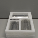 200 Hour Flameless Candles with Remote, Rechargeable Flickering Glass Pillar Candles with Remote and Timer, Black Flameless Candles Moving Flame for Christmas Festival Home Holiday Dcor