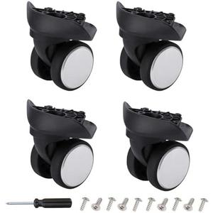 3 Pack Luggage Wheels Replacement Kit Compatible with Samsonite Freeform Hardside Carry-On Luggage, Easy to Install, Silent & Durable