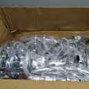 Aeagle Axle Cover Combo Kits for Semi Truck Hubs w/Screw-On 33mm Lug Nut, Spike ABS Plastic Chrome Plated, 2 Front & 4 Rear, 10 Hole Removable Caps, 6Pcs, Spiked Front & Rear Wheel Cover-6pcs