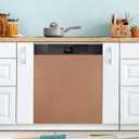 Terracotta Dishwasher Magnet Cover Magnetic Sticker Dish Washer Door Panel Cover Fridge Kitchen Appliance Magnet Decal Sheet Decor 23x26 inch