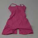 Women's One Piece Jumpsuits Shorts Rompers Sexy Bodysuit Workout Summer Outfits Gym Yoga Shapewear Pink S