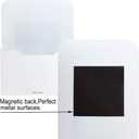 Marbrasse 2 Pack Magnetic File Holder - Paper Holder, Pocket Organizer,Hanging Wall File Organizer Office Supplies Storage, Magazine Mail Organizer Case for Notebooks,Planners,Letter (2 Pack)