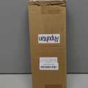 Gold Taper Candle Holder Set of 6, Brass Gold Tall Candlestick Holders, Metal Vintage Candle Stickers Long Holder Set, Pillar Decorative Candle Holder Fits 3/4 Inch Candle