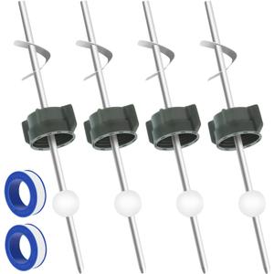4 Pcs Lavatory Pop Up Center Piece Assembly Fit for Price Pfister and Other Major Brands, Replacement for PS2673, PS469, PS8327, Pivot Rod Drain Stopper Repair Kit