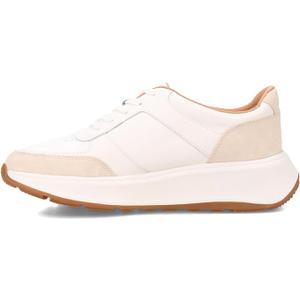 FitFlop Women's F-Mode Leather/Suede Flatform Sneakers, Small