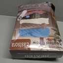 Heated Blanket Flannel Throw Blanket, 50"X 60" Electric Heating Blanket with ETL & FCC & 12 Heating Levels & Auto Shut OffMachine Washable (Sky Blue)