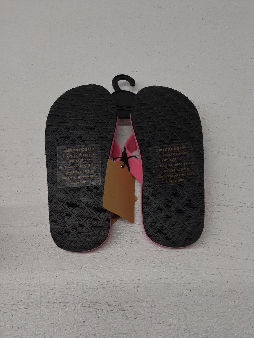 Kids Flip Flop Pink Zeroxposur 1/2