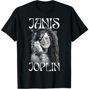Janis Joplin Fashion Icon T-Shirt. Size S