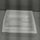 Clear Display Case 4 Compartments Storage Box Cabinet Organizer for Mini Toys, Collections and Stone
