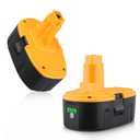 2Pack 18V 6000mAh Battery Replacement for Dewalt 18 Volt DC9096 Li-ion Batteries, Compatible with DC9096 DC9098 DC9099 DE9096 DE9095 DW9096 DW9098 DW9095 DC9182 Cordless Power Tools