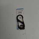 Nite Ize LSB4-11-R3 S-Biner Slide Lock Carabiner, Black, #4-75lb