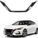 Front Grill Frame Cover Trim 3PCS For Nissan Altima 2019 2020 2021 2022