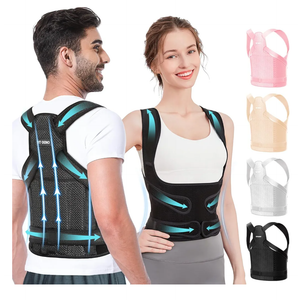 Fit Geno Back Brace Posture Corrector for Women and Men, Shoulder Straightener, Adjustable Full Back Support, Upper and Lower Back Pain Relief - Scoliosis, Hunchback, Hump, Thoracic, Spine Corrector M