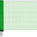Temporary Fencing, 3' x 50' Portable Dog Fence with 10 Step-in Posts