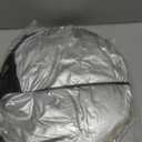 REEVAA 2025 Upgraded Tesla Model S Sunshade Windshield [Tailored Fit, 99% Sun Protection] Excellent Foldable and Easy-Use Sunshade Accessories with Storage Bag Fit Model S 2021-2025, Silver Coating