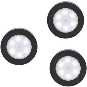 Gadpiparty 3 Pcs Led Lights Battery Operated Stick Lights Touch-Activated for Closet Cabinet Wireless No Glare