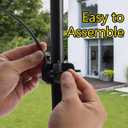 Metal Clamp-On Deck Hook for Bird Feeder,Accessory Hook for Backyard Feeding Stations, Bird House Holder Bracket,Bird Feeder Holder Bracket. (Style1, 2)