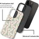 Generic Compatible with for iPhone 16 Pro Max,Green Red Christmas Tree Star Phone Case for Girl Women Boy Men,Scratch Resistant Shockproof Cover Case for iPhone 16 Pro Max