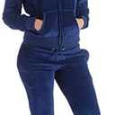 Yasumond Velour Tracksuit Womens 2 Pieces Joggers Outfits Jogging Sweatsuits Set Soft Sports Sweat Suits Pants, Size 2XL