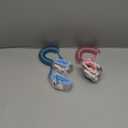 Socub Anti Lost Wrist Link with Key Lock for Kids, 6.56ft, 2 Pack, Pink and Blue