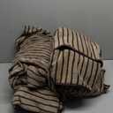 4 Piece Brown Cabana Stripe Large Bath Towels Oversized Bath Sheet Super Soft Breathable Jumbo Bathroom Towels Highly Absorbent Shower Towel Quick Dry Beach Chair Towel Spa Gym Hotel Towel Set, 70"L x 35"W
