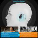 iDIGMALL Bluetooth 5.3 Headset with Microphone, Open Ear Headphones w/Noise Cancelling Mic for Phone PC Computer Laptop, Lightweight & Comfortable Wireless Headset for Office Driving Working Home, 10H