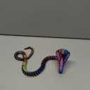 3D Printed Snake,23 Inch 3D Printed Animals,3D Printed Fidget Toys,Home Office Decor Executive Desk Crystal Cobra Toys Red Yellow Blue