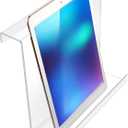 Jetec Treadmill Book Holder, Clear Acrylic Reading Rack for Treadmill Tablet Rack Universal Holder Tablet Magazines Books for Gym Exercising(9 x 8 x 2.5 Inches)