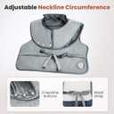 Heating Pad for Back Pain Relief, Large Electric Heat Pad for Neck and Shoulders, 6 Heat Settings & Auto Shut Off Hot Pad, Machine Washable Ultra Soft Fabric, Gifts for Women, Men, Mom, Dad (37''x 24'', Light Gray)