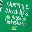 Infant Baby Boys Girls St. Patrick's Day Hooded Outfits Romper Clothes (Green)