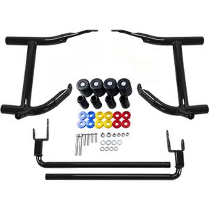 Saddle Bag Guards for 2009-2025 Harley Touring Street Glide Road Glide Road King Electra/Ultra (Black)