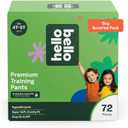 Hello Bello Premium Training Pants, Size 4T-5T (38+ lbs) Surprise Pack - 72 Count, Hypoallergenic with Soft, Cloth-Like Feel - Assorted Patterns for Boys