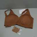 COMFELIE Women Plunge No Underwire Bra Deep V Seamless Supportive Bras Buttery Smooth Comfort Soft Bralettes Underwear (L)