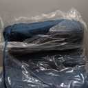 Rocking Chair Cushions Indoor High Back Set - Sackcloth Fabric, High-Density Sponge, Durable Comfort Non-Slip Bottom Tufted Seat Pads with Ties, SackclothNavy Blue, 52x19x4 inch