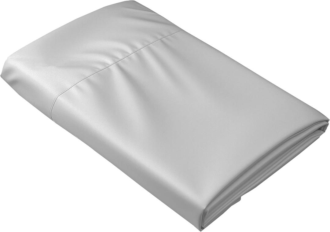 HBHLFZ Twin Flat Sheet - Ultra Soft Polyester Top Sheet - Hotel Quality Bed Sheets - Comfortable Wrinkle-Free - Easy to Care for - 1 Twin Flat Sheet OnlyTwinLight Gray