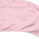 Light Pink Color Guard Flag, Curved Rectangle Solid Color Flag for Practice, Made of Easy to Clean Polyester Habutai